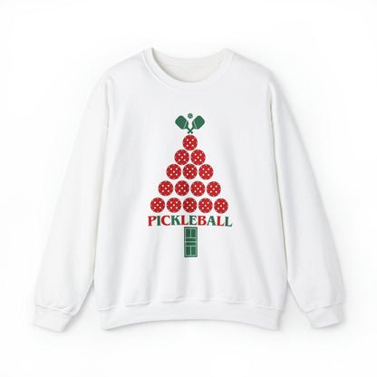 Pickleball Christmas Tree Sweatshirt - Basically Beachy