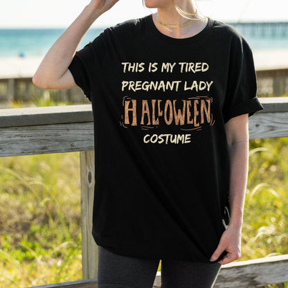 Pregnancy Halloween Costume Shirt, Funny Maternity Halloween T-Shirt - Basically Beachy