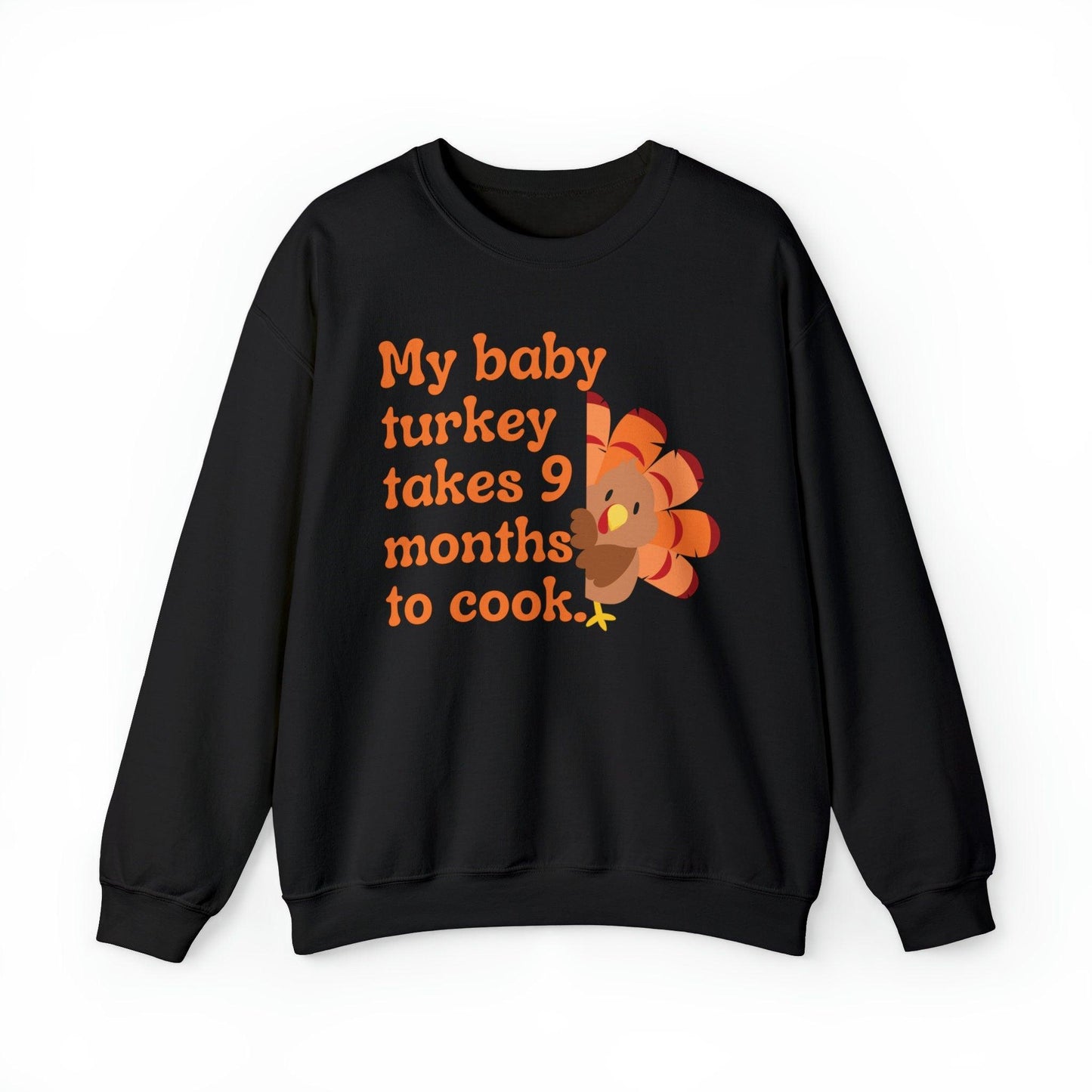 Thanksgiving Fall, Funny Pregnancy Announcement Sweatshirt - Basically Beachy