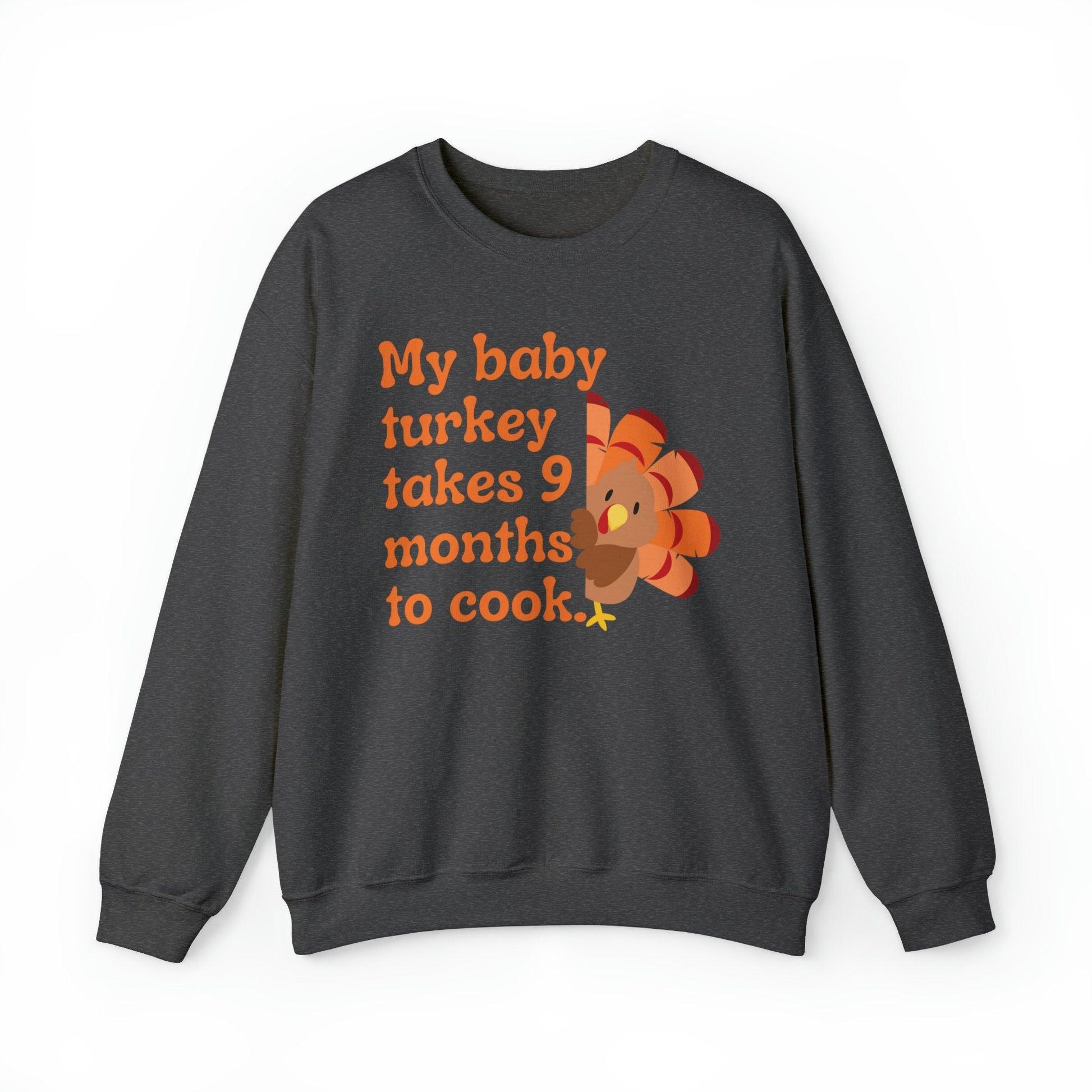 Thanksgiving Fall, Funny Pregnancy Announcement Sweatshirt - Basically Beachy